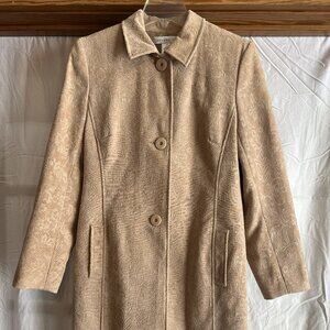 Women's Pursuits, Ltd Vintage Tapestry Button-Up Coat Jacket